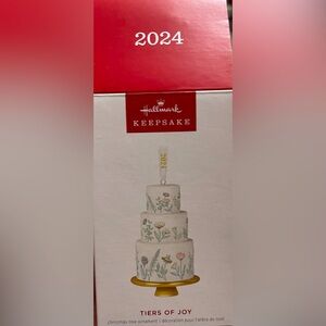 Tiers of Joy 2024 Hallmark Keepsake ornament Christmas Wedding cake porcelain